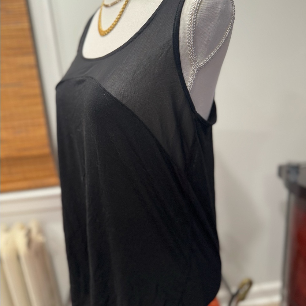 Black Women's Sleeveless Top - Picture 2 of 6
